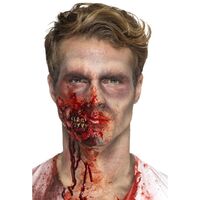 Zombie Jaw Latex Prosthetic Halloween Special Effect