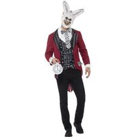 Alice In Wonderland White Rabbit Deluxe Adult Costume Size: Medium
