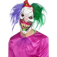 Kolorful Killer Klown Mask Costume Accessory