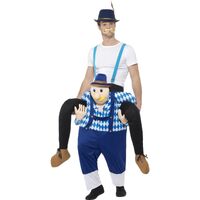 Bavarian Piggy Back Adult Costume Size: One Size Fits Most
