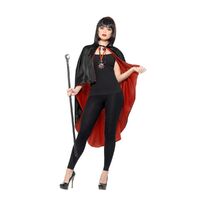 Vampire Adult Costume Set With Reversible Cape
