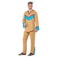 Native American Inspired Warrior Adult Costume Size: Extra Large