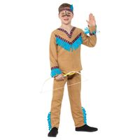 Native American Inspired Boy Child Costume Size: Large