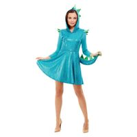 Dragon Blue Adult Costume Size: Small