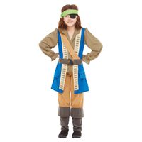 Horrible Histories Pirate Captain Child Costume Size: Large