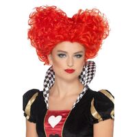 Alice In Wonderland Queen Of Hearts Heart Wig Costume Accessory