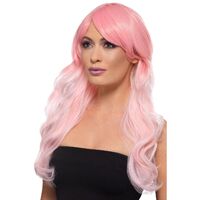 Fashion Ombre Wig Pink Costume Accessory