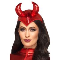 Fever Devil Headband Red