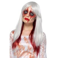 Blood Drip Ombre Deluxe Wig Costume Accessory