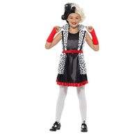 101 Dalmatians Cruella De Vil Evil Little Madame Child Costume Size: Large