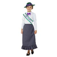 Victorian Suffragette Child Costume Size: Medium