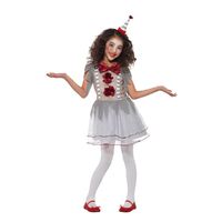 Vintage Clown Girl Child Costume Size: Medium