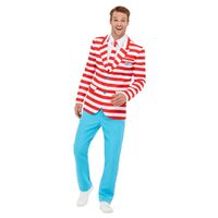 Where's Wally? Adult Mens Costume Suit Size: Small