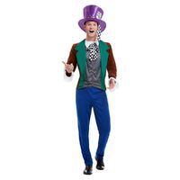 Alice In Wonderland Mad Hatter Adult Costume Size: Extra Large