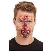 Exposed Nose and Mouth Latex Face Wound Special Effect