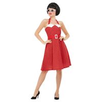 50s Rockabilly Pin Up Adult Costume Size: Medium