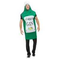 Gin Bottle Adult Costume Size: One Size Fits Most