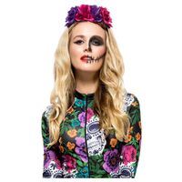 Day of the Dead Rose Headband Costume Accessory