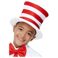 Cat In The Hat Red And White Stripy Child Hat