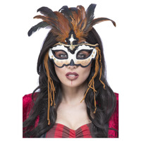 Voodoo Priestess Eyemask Costume Accessory