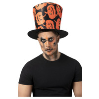 Pumpkin Top Hat Halloween Costume Accessory