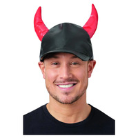 Devil Cap with Horns Costume Accessory
