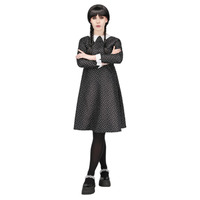 The Addams Family Wednesday Gothic School Girl Adult Costume Size: Medium