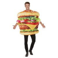 Burger Adult Costume Size: One Size Fits Most