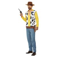 Western Cowboy Adult Costume Size: Large
