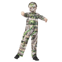 Mummy Zombie Child Costume Size: Large