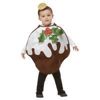 Glitter Christmas Pudding Child Costume Size: One Size