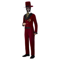 Day of the Dead Sacred Heart Groom Deluxe Adult Costume Size: Large