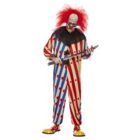 Creepy Clown Adult Costume Size: Large
