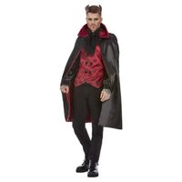 Red and Black Devil Adult Costume Size: Large