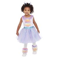 Purple Monster Toddler Cute Costume Size: Toddler Medium