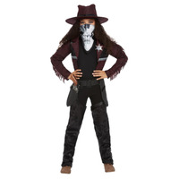Dark Spirit Western Cowgirl Deluxe Child Costume Size: Small