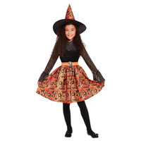 Vintage Witch Child Costume Size: Large