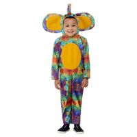 Colourful Elephant Toddler Costume Size: Toddler Medium