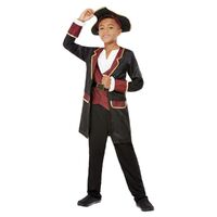 Swashbuckler Pirate Deluxe Child Costume Size: Small