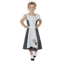 Victorian Maid Child Costume Size: Large
