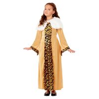 Medieval Countess Gold Deluxe Child Costume Size: Large