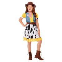 Western Cowgirl Child Costume Size: Medium