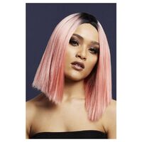 Fever Kylie Wig Coral Pink Costume Accessory