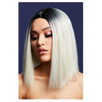Fever Kylie Wig Two Toned Blend Ice Blonde Costume Accessory
