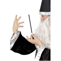 Magicians Black Wand Costume Prop