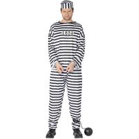 Convict Adult Costume Size: Large