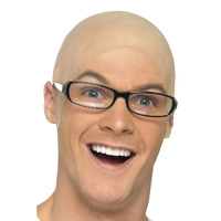 Bald Skin Head Costume Accessory