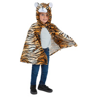Deluxe Tiger Cape Child Costume Accessory