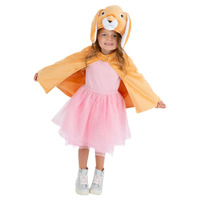 Deluxe Bunny Plush Cape Child Costume Accessory