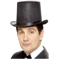 Stovepipe Topper Hat Costume Accessory